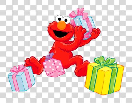 Download Sesame Street Elmo feliz 2nd cumpleaños Elmo PNG file