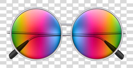 Download Colorful Sunglasses Image Hippie Sunglasses PNG file