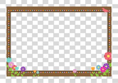 Download Flowers Borders Full Photo marco PNG file