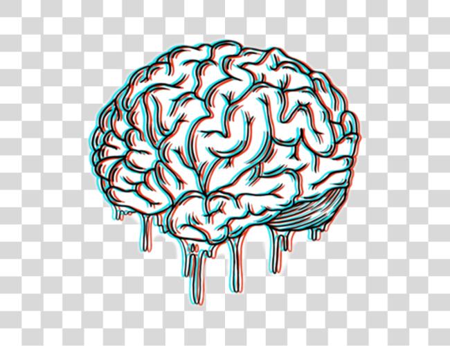 Download brain glitch tumblr aesthetic Brain Aesthetic Clip Art