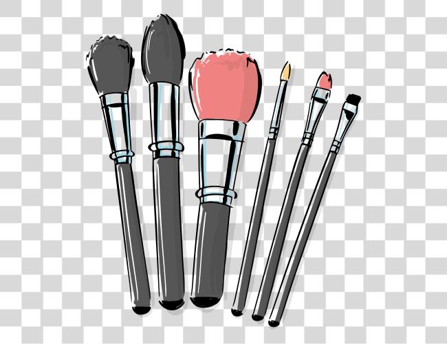 Download Cosmetic Makeup Brush Clip Art