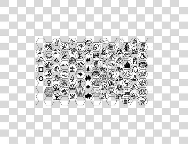 Download Public Domain Hex Icons Fantasy Map Icon Set Clip Art