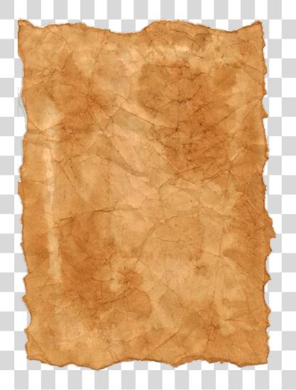 Download papel Sticker Crumpled Old papel PNG file