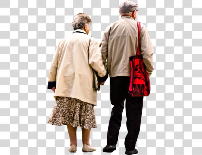 Download Elderly Couple Holding Hands Walking Garry Knightcc Old People Clip Art