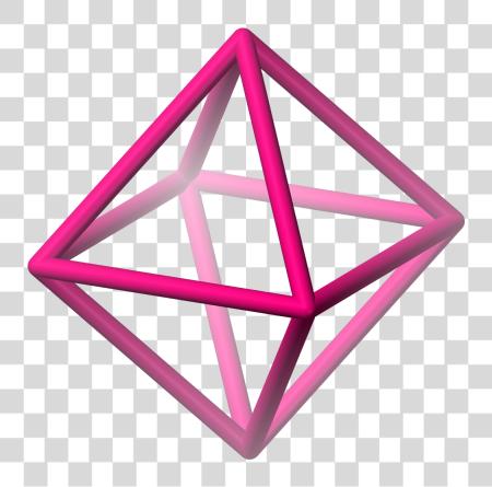 下载 Octahedron 三維 形狀 PNG file