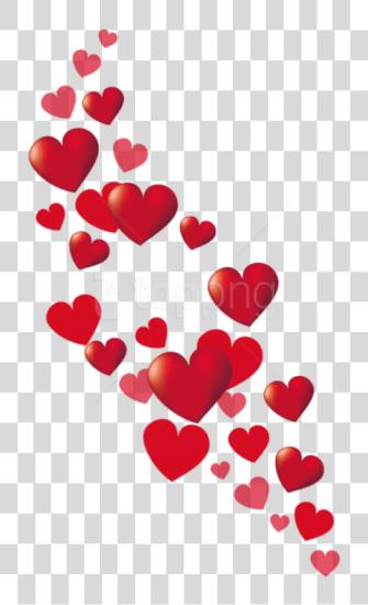 Download Valentine Hearts Decorpicture Hearts PNG file