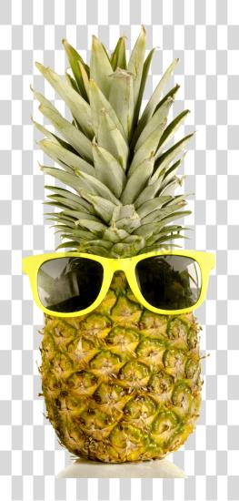 Download Pineapple Wearing Sunglasses Pineapple Wearing Sunglasses PNG file