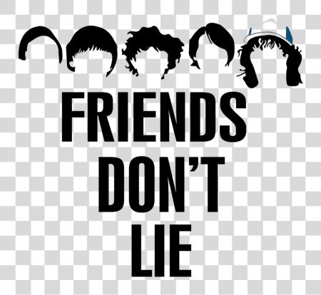 Download Strangerthings Sticker Stranger Things Friends Don T Lie PNG file