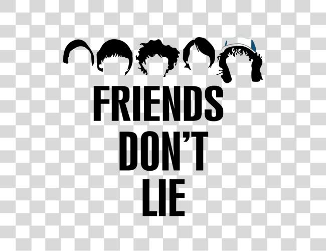 Download Strangerthings Sticker Stranger Things Friends Don T Lie Clip Art