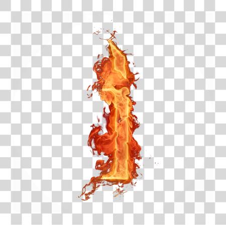 Download Alfabeto Completo De Fuego Fire Letter I PNG file