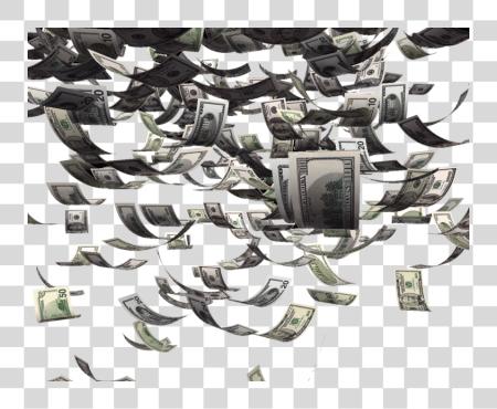 下载 Money Falling Raining Money Gif PNG file