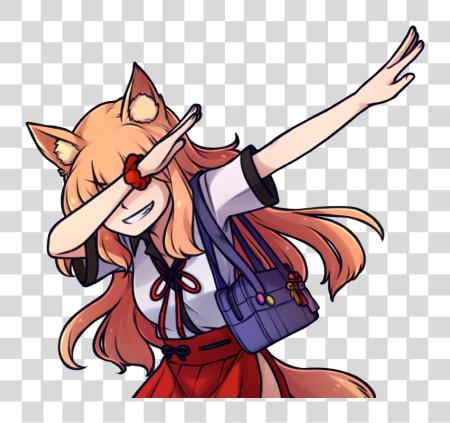 Download Dab anime Dab emoji para Discord PNG file