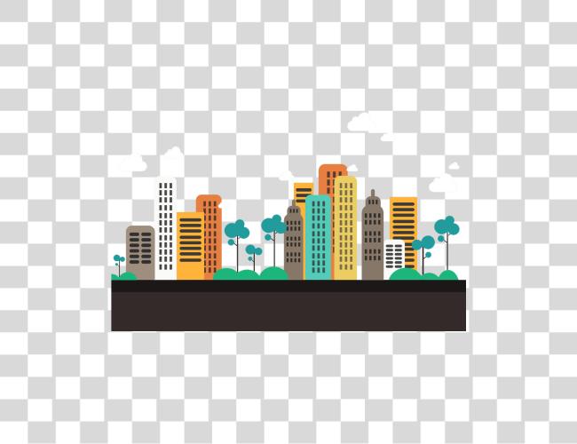 Download Kuliyapitiya Cartoon City City Building Cartoon Clip Art