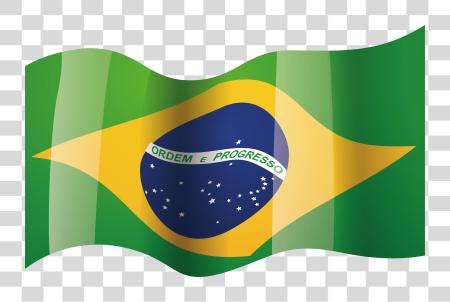 下载 Brazil National 旗 Bandeira Do Brasil No Vento PNG file