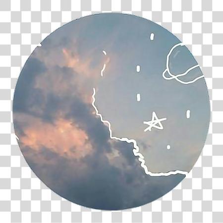 下载 Tumblr 美学 柔和的 太空 Stars 月亮 柔和的 美学 Pictures 太空 PNG file