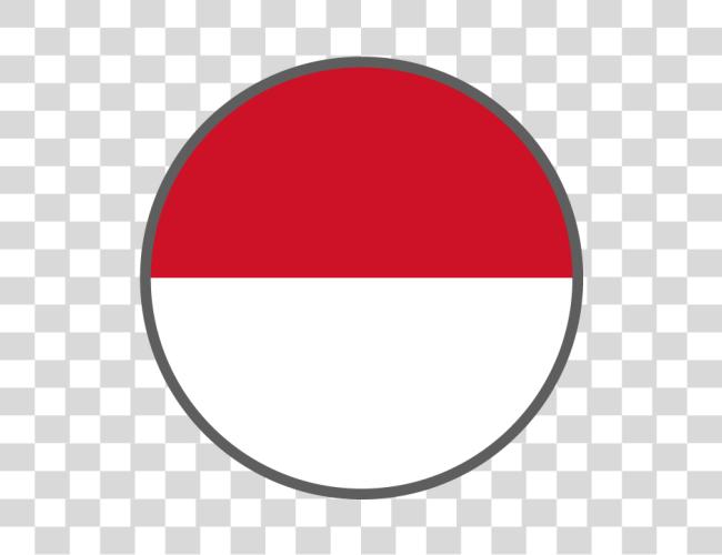 Download Indonesia Flag Circle Indonesia Flag Round Icon Clip Art