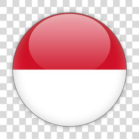 下载 插圖 Of 旗 Of Indonesia Indonesia 旗 Round 图标 PNG file