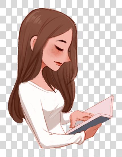 تحميل A بنت Reading رسم بنت Reading كتب بي ان جي ملف