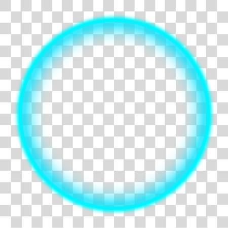 تحميل neon glowing circle ضوء Circle بي ان جي ملف