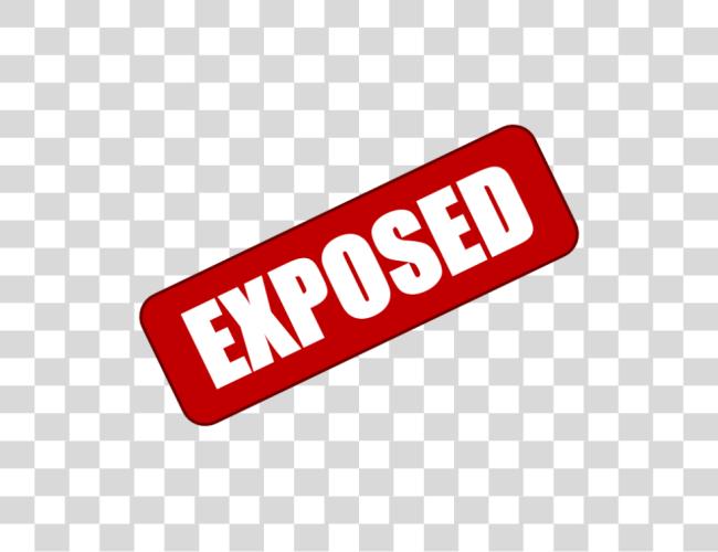 Download Exposed Exposed signo Clip arte