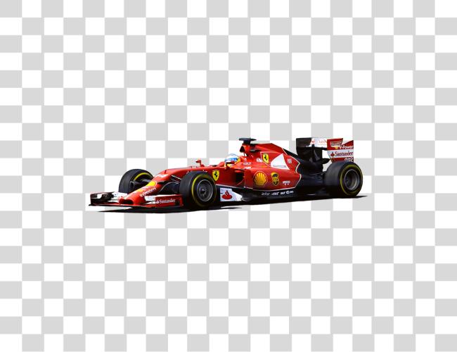 Download Ferrari Formula 1 F1 Car Running Clip Art