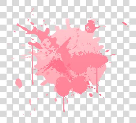 下载 粉红色 Paint Splatter PNG file