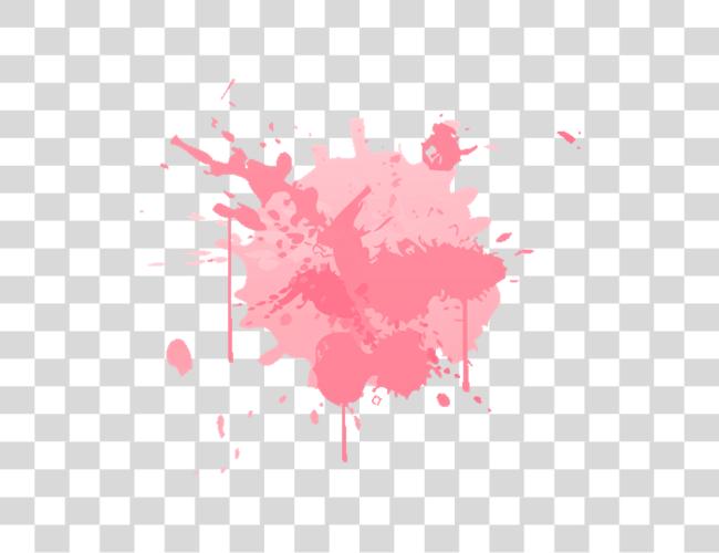 Download Pink Paint Splatter Clip Art