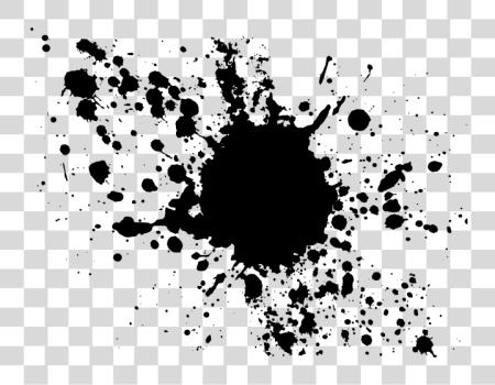 Download Splash Clipart Paint Splatter Color Splash Black PNG file