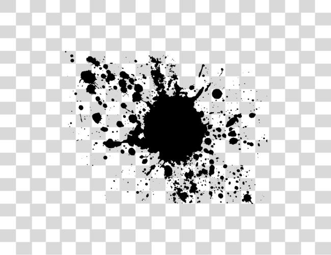 Download Splash Clipart Paint Splatter Color Splash Black Clip Art