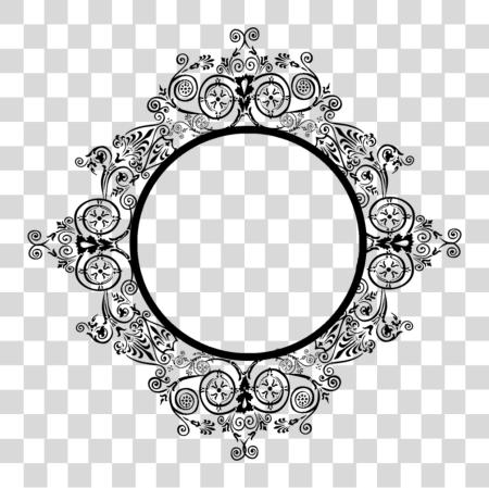 Download Vintage Round Frame Vintage Frame Circle PNG file