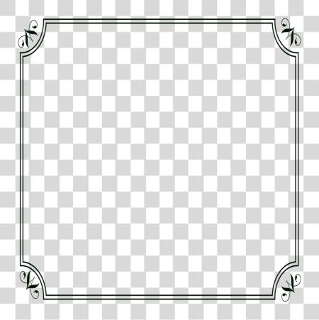 Download Black Border Frame Picture PNG file