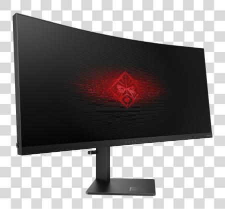 Download monitor Image Hp Omen juego monitor PNG file