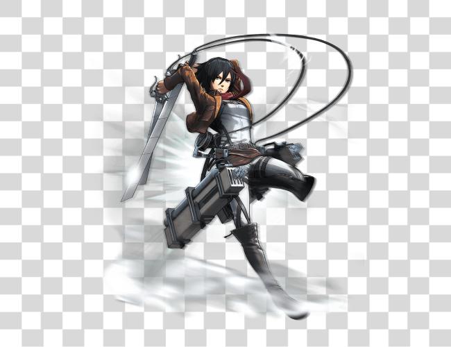 Download Mikasa Attack en Titan Clip arte