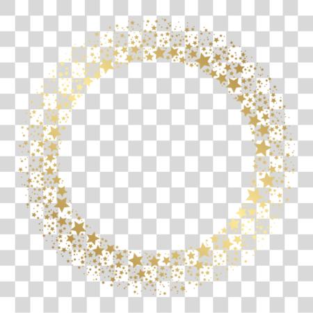 下载 stars 星 goldstars 黄金 wreath 框架 border Circle Of 黄金 Stars PNG file