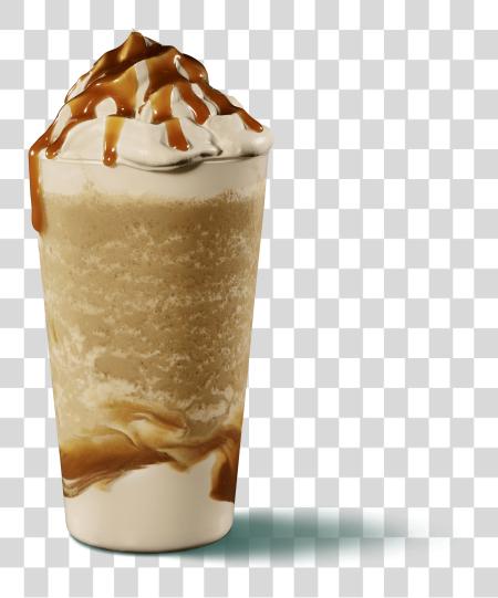 Download Dark Caramel café Frappuccino Frapp café PNG file