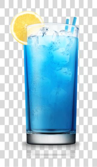 Download Blue Lagoon Cocktail PNG file