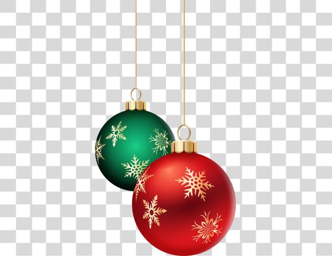 Download Hanging Balls Christmas Clip Art