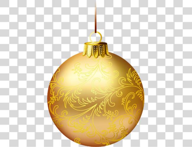 تحميل Christmas كرة Decorations 2 رسائل Sticker6 Christmas ذهبي كرة مقطوعة فن