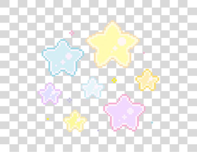 Download Pixel Stars Gif Kawaii Pixel Stars Clip Art