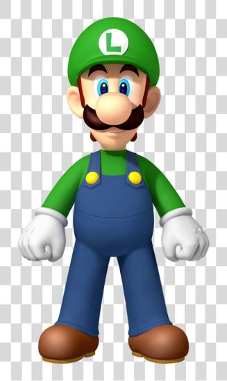 Download super mario green character PNG file