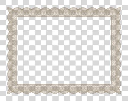 下载 棕色 Formal Certificate Border 黄金 Certificate Border PNG file