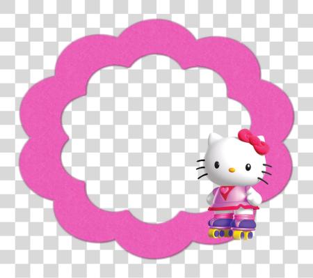 Download Hellokitty Hello Kitty Frame Design PNG file