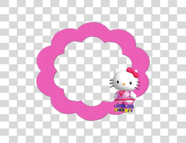 تحميل Hellokitty مرحبا هريرة إطار تصميم مقطوعة فن