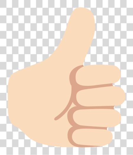 Download Emoji U1f44d 1f3fb Thumbs Up Google Emoji PNG file