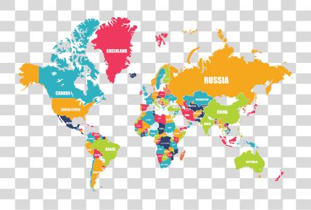 Download Elegant mundo mapa mundo mapa PNG file