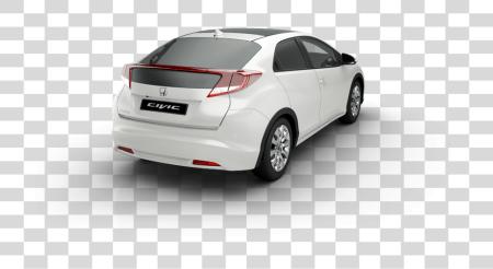 Download Car Back Angle View Honda Civic Type R PNG file