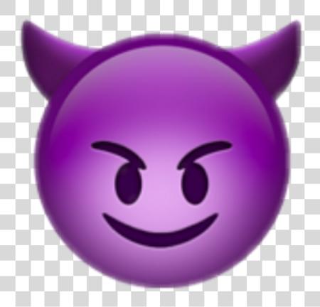 Download Devil emoji Spooky emoji PNG file