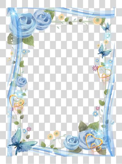 Download cielo azul Border marco Beautiful Borders y Frames para Projects PNG file