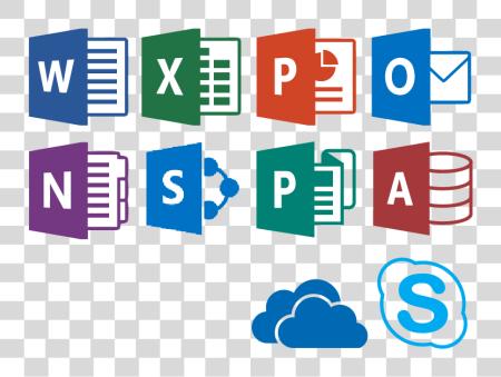 تحميل Microsoft Office 365 Office 2016 كلمة Logo بي ان جي ملف