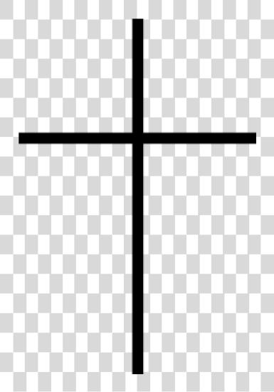 Download Cross With Small Black And White Cross PNG file